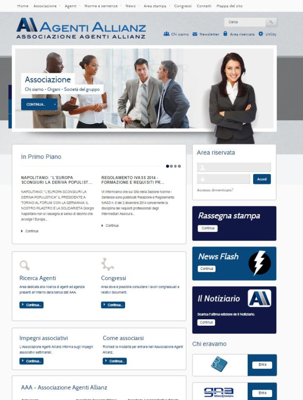 Sito Associazione agenti Allianz