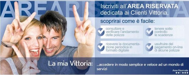 Vittoria Assicurazioni - area riservata