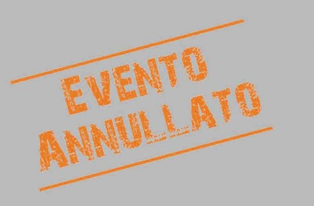 Evento annullato